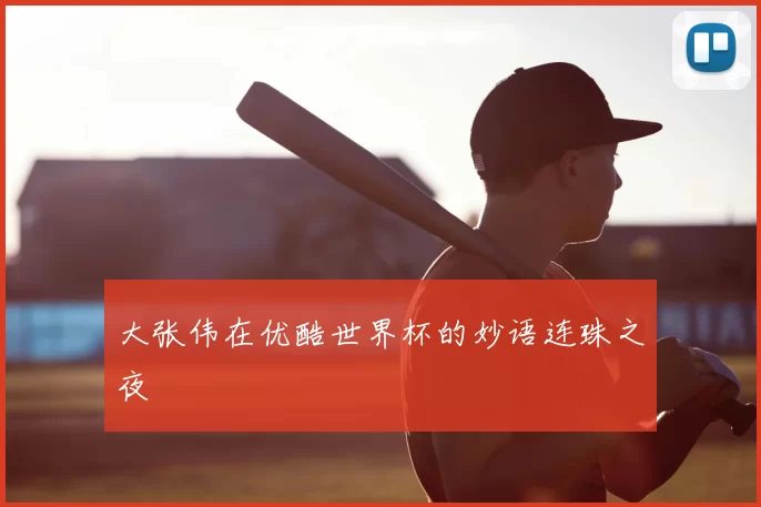大张伟在优酷世界杯的妙语连珠之夜