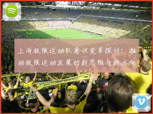 上海极限运动队意识变革探讨：推动极限运动发展的新思维与新方向